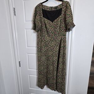 J. Crew Ditsy Floral Midi Dress